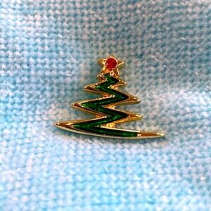 Darling Enamel Christmas Tree Pin